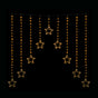 LED Wire Star Curtain Gold Lights V720-XL0077