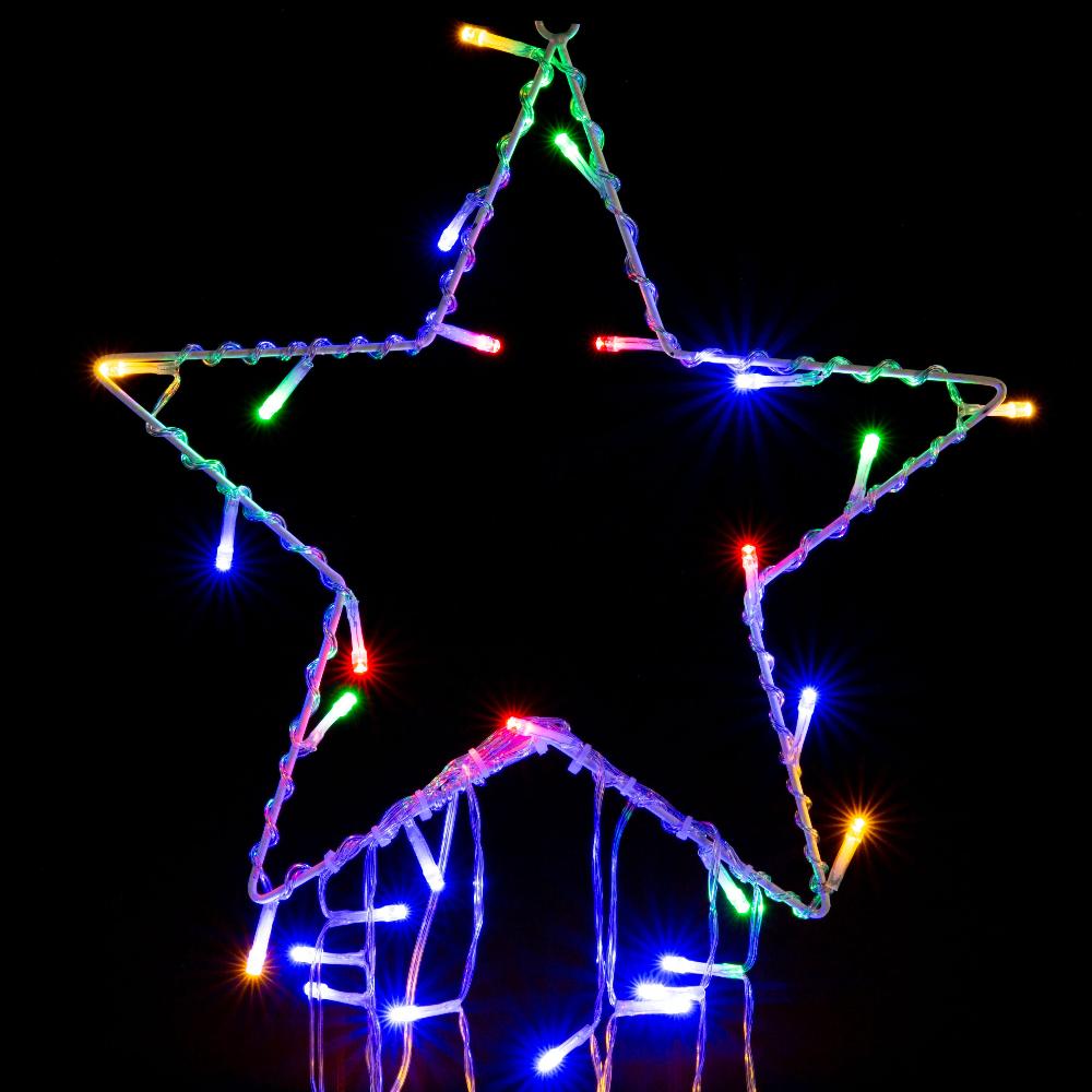 LED Garden Star Cascade 3.5m Multi-Color Lights V720-XL0246