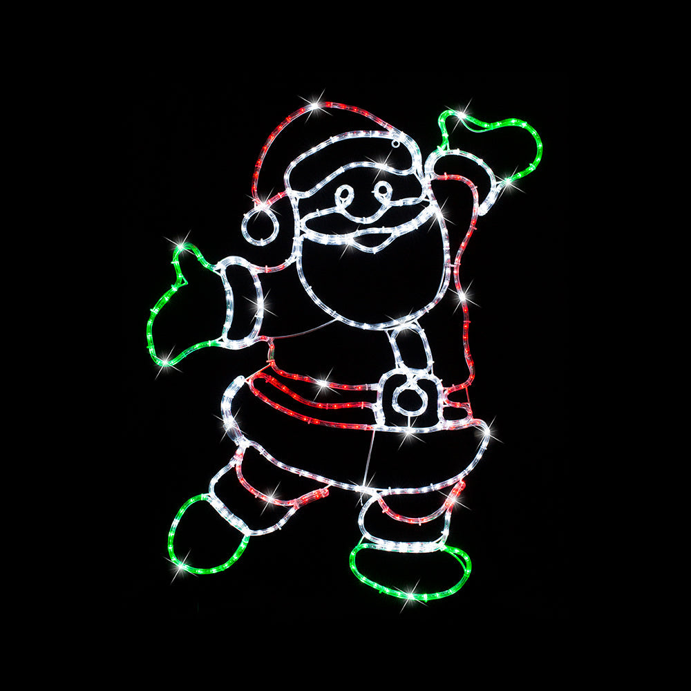 LED Ropelight Happy Santa Twinkle 1 Meter Tall V720-XL0352