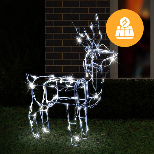 Solar LED Standing 3D Reindeer - 60 cm V720-XL0744