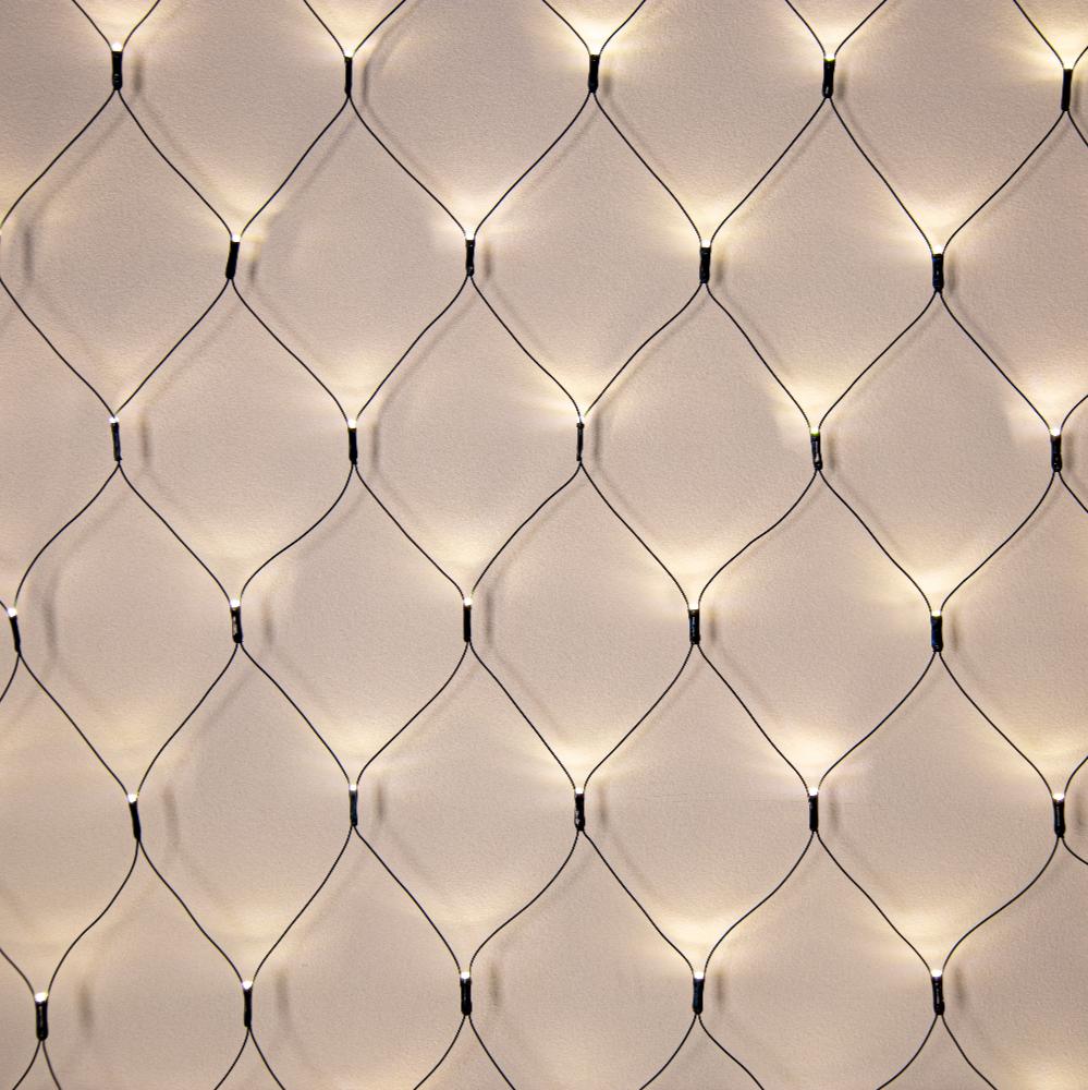 360 LED Net Lights Connectable available in 3 Colors - Warm White V720-XL0760C