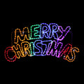 LED Merry Christmas Ropelight Rainbow 100cm V720-XL1039