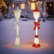 LED Glitter Street Lamp 120cm Twinkle available in 2 Colors - Silver V720-XL1074