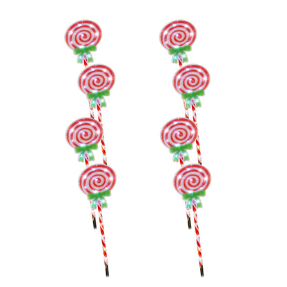 LED Candy Lollipop Path Lights 4pk V720-XL1124