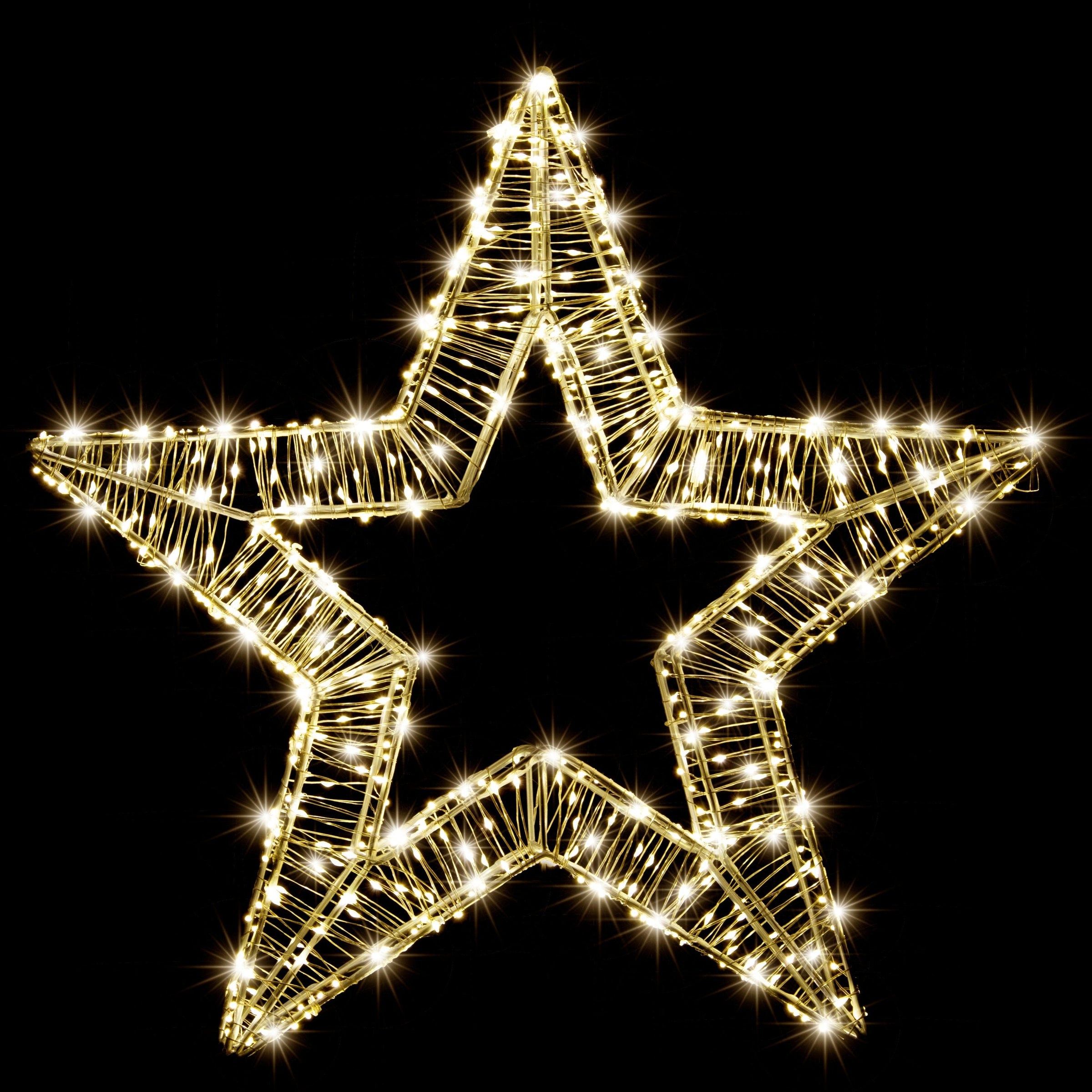 LED Starry Gold 3D Star - 50cm V720-XL1340S