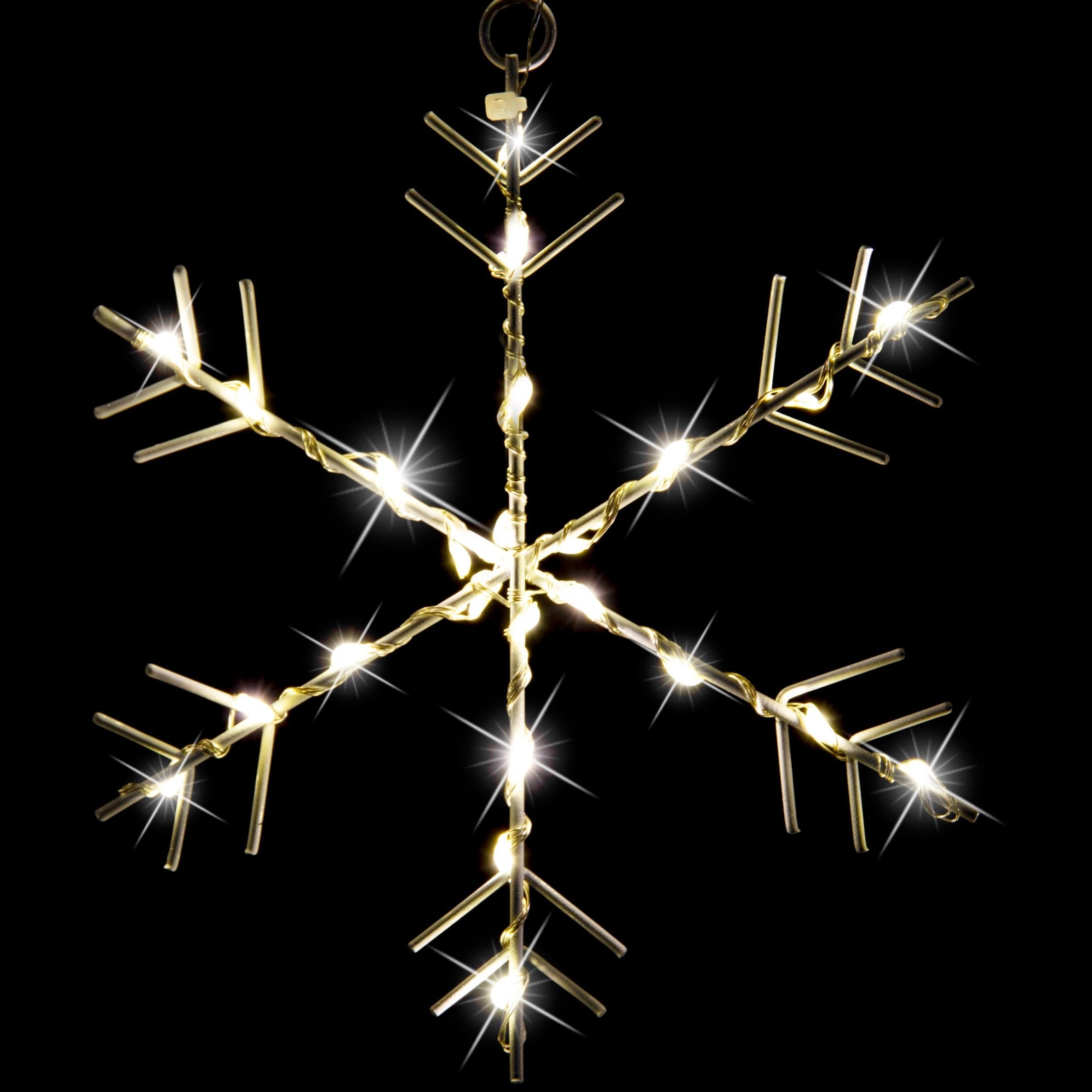 LED Snowflakes Curtain Lights avialable in 2 Colors - Cool White V720-XL1343