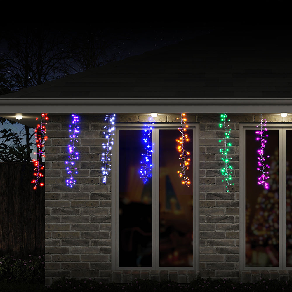 LED Rainbow Cluster Strand Lights Digital V720-XL1352