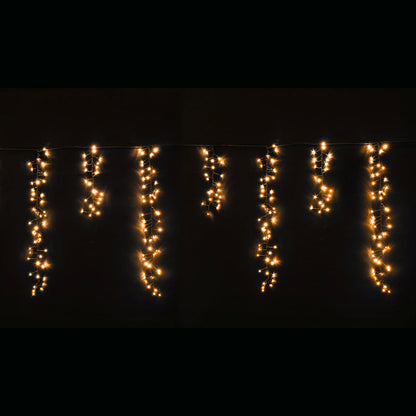 LED Dancing Cluster Icicles 9m Available in 2 Options - Multicolor (6 Colors) V720-XL1353