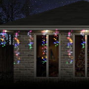 LED Dancing Cluster Icicles 9m Available in 2 Options - Warm White V720-XL1355