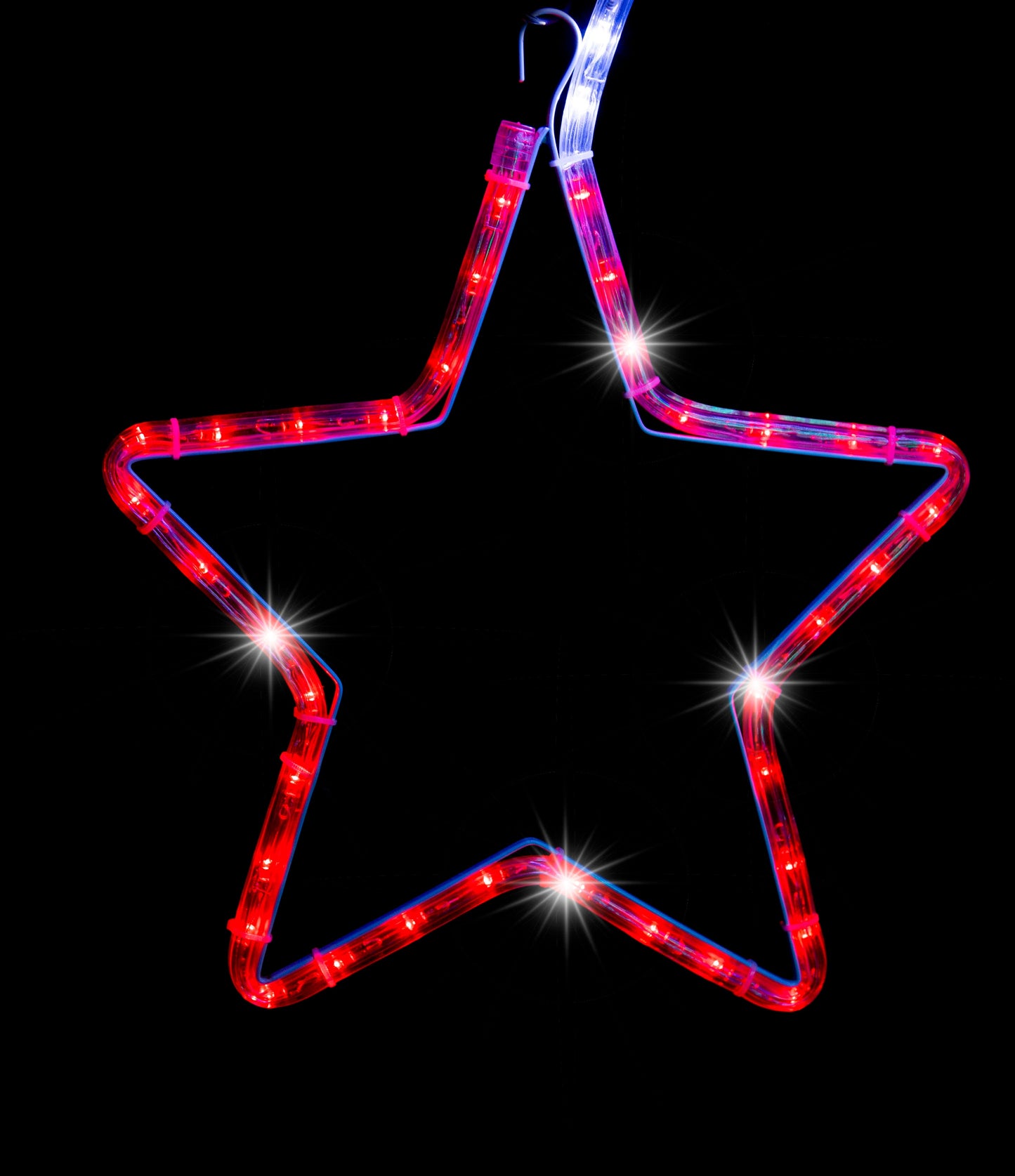 LED Ropelight 5 Stars Chain available in 2 Colors - Multicolor V720-XL1429M