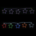 LED Ropelight 5 Stars Chain available in 2 Colors - RGBYW V720-XL1429RGBYW