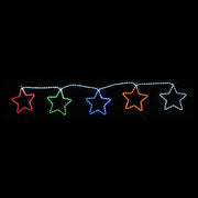 LED Ropelight 5 Stars Chain available in 2 Colors - RGBYW V720-XL1429RGBYW