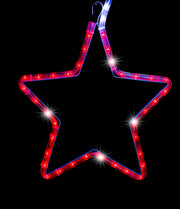 LED Ropelight 5 Stars Chain available in 2 Colors - RGBYW V720-XL1429RGBYW
