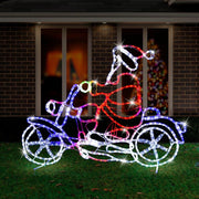LED Ropelight Motorbike Crew Santa V720-XL1436ST