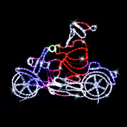 LED Ropelight Motorbike Crew Santa V720-XL1436ST