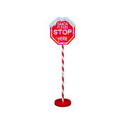 LED Stop Here Sign Multi 100cm Adjustable Height V720-XL1464
