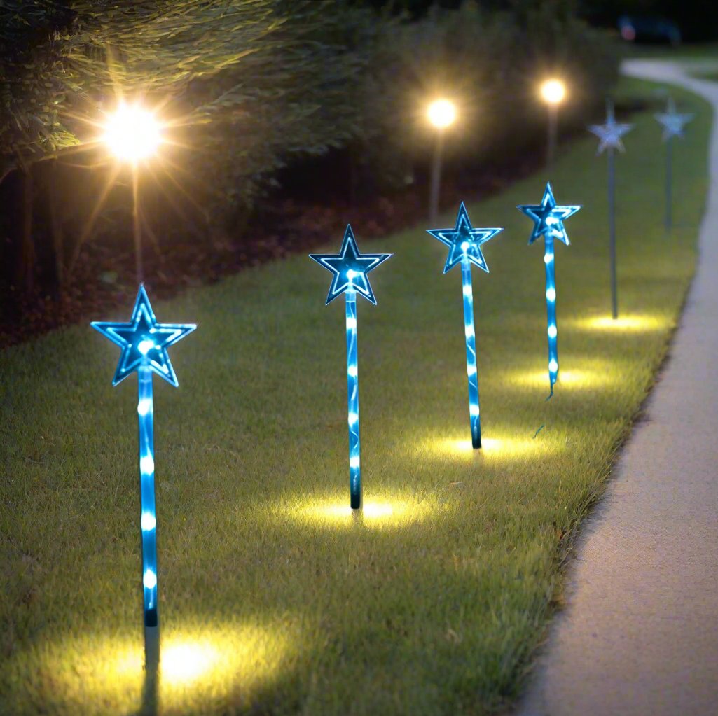 LED Lightshow Star Path Lights 4 pieces Remote Controlled - Stars V720-XL1465S