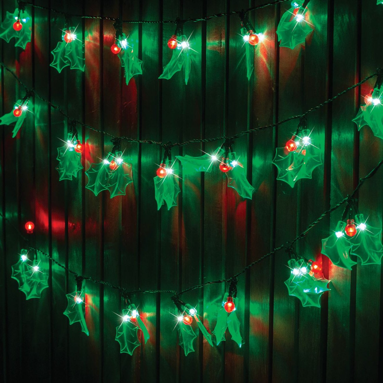 40 Pack LED Holly Lights V720-XL1473