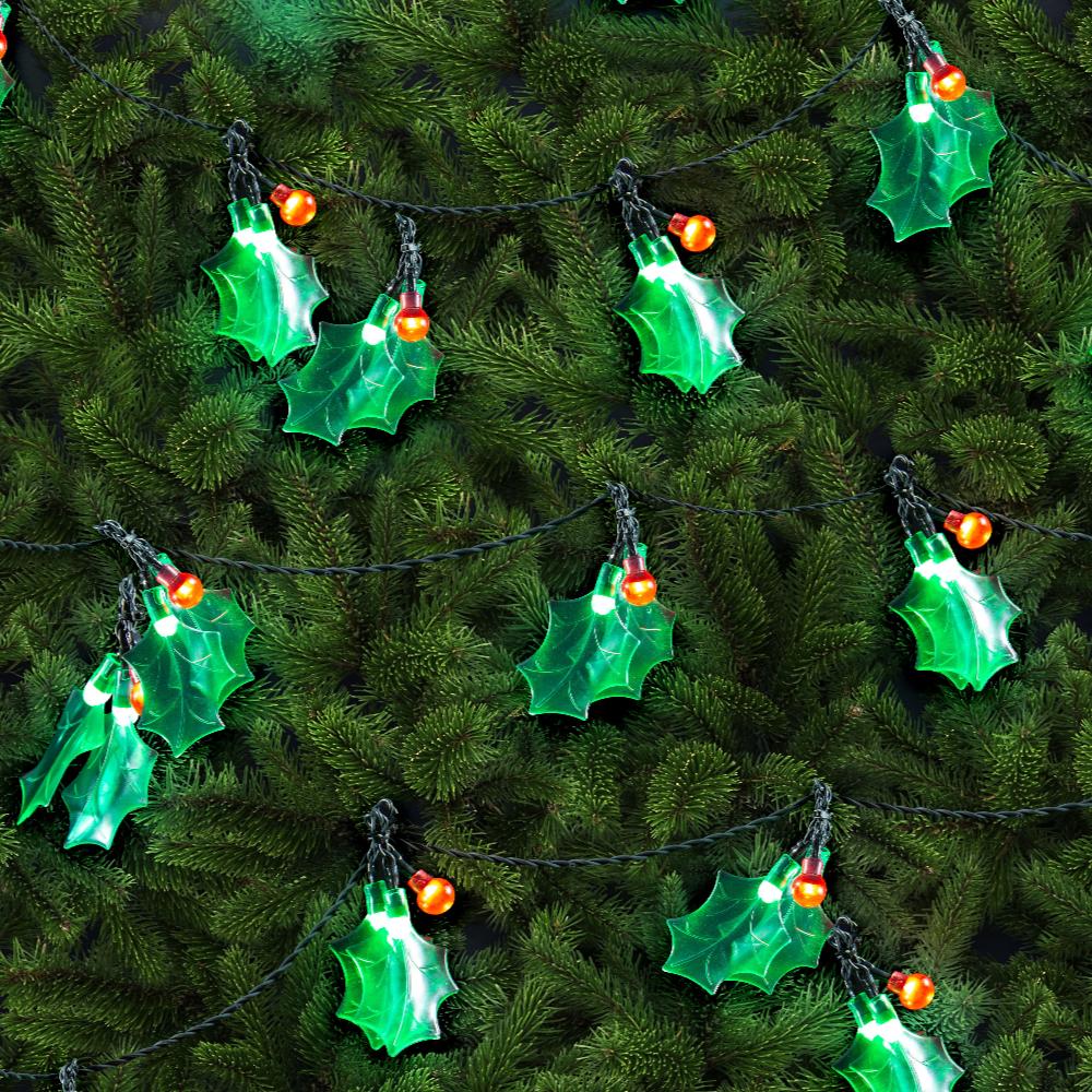 40 Pack LED Holly Lights V720-XL1473