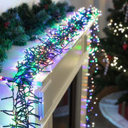 Battery Operated LED Cluster Lights - 200 LEDs, Multicolor or Warm White - Multicolor V720-XL1517M