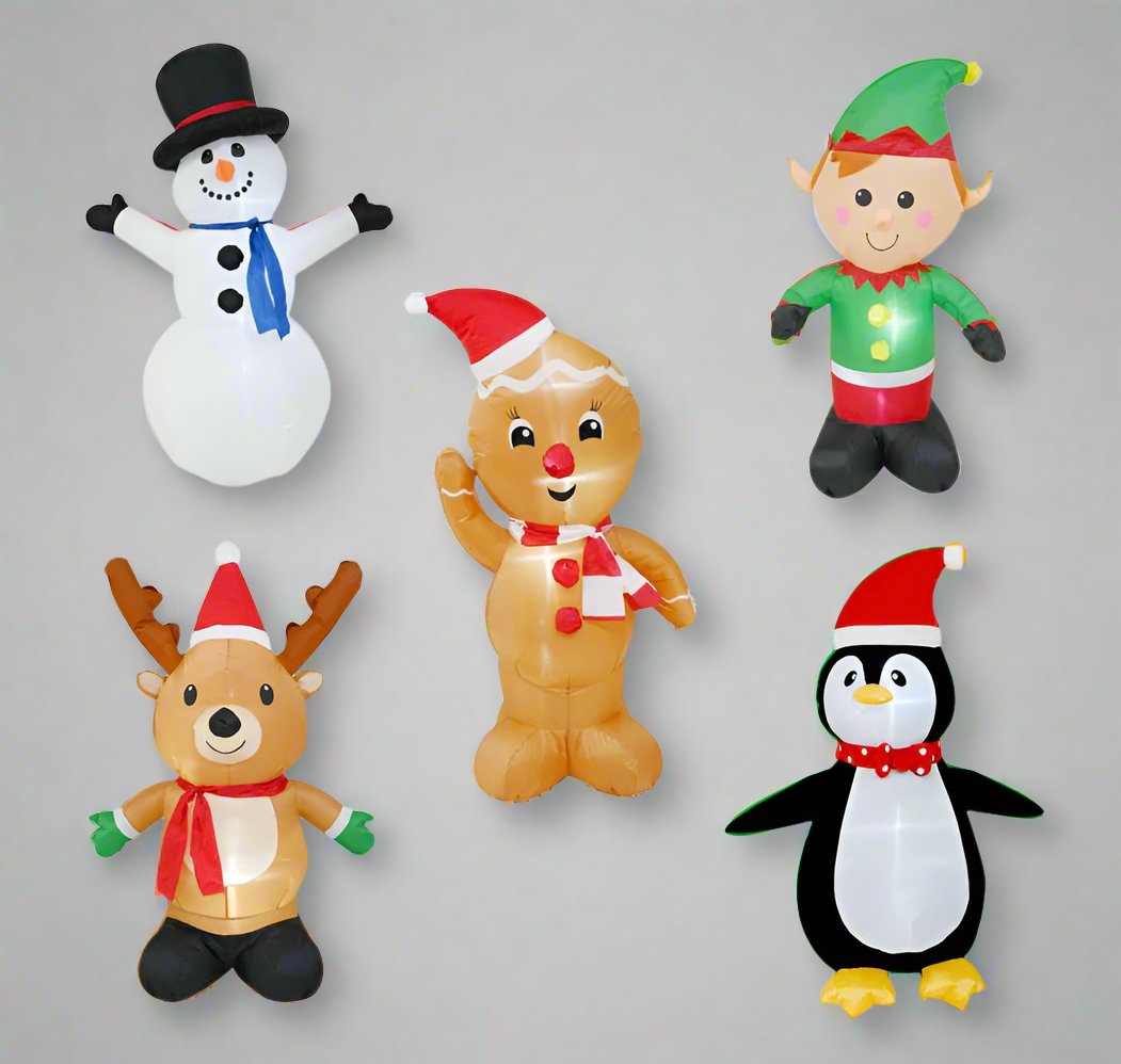 Airpower Christmas Character 120cm Assorted - Gingerbread V720-XL1561-GINGERBREAD