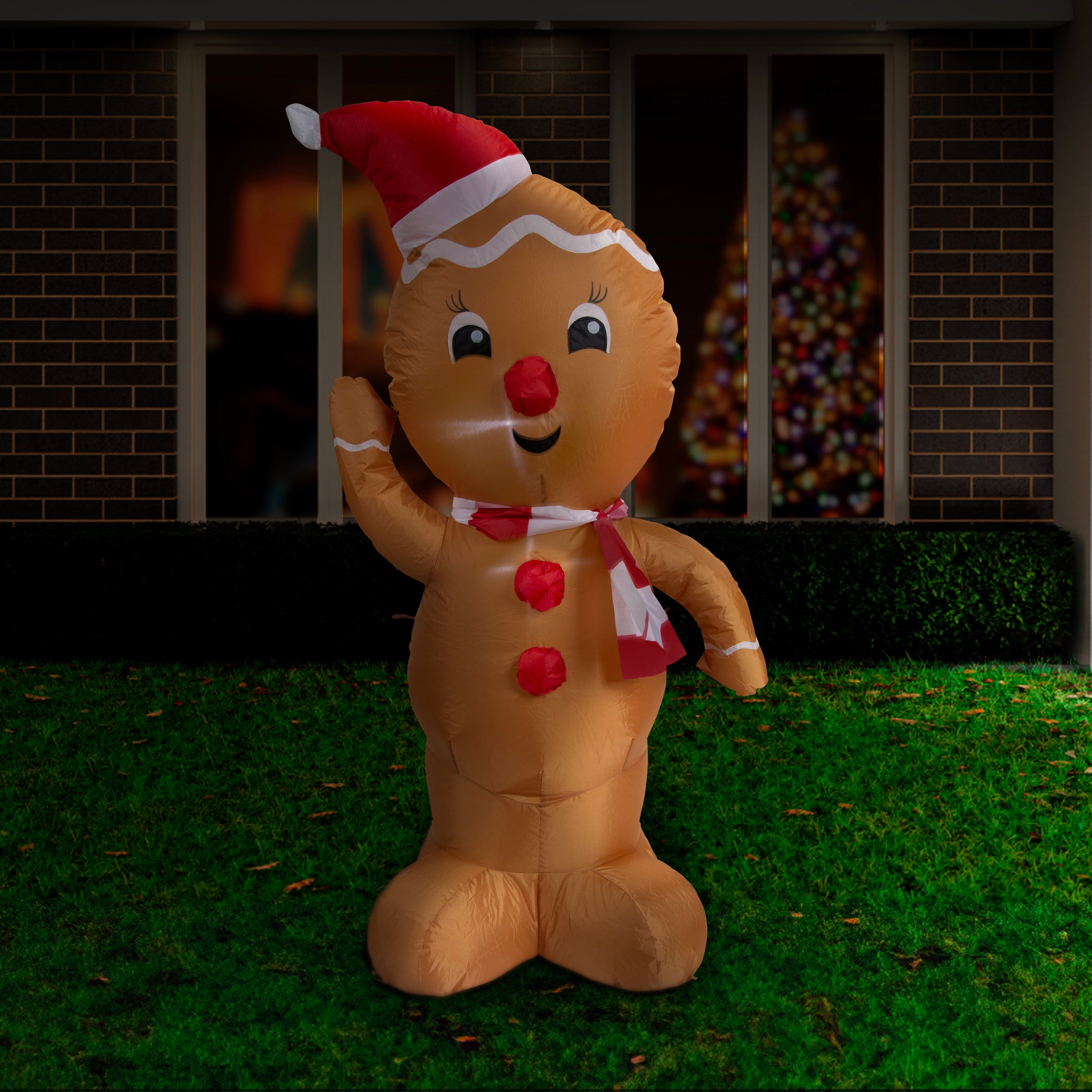 Airpower Christmas Character 120cm Assorted - Gingerbread V720-XL1561-GINGERBREAD