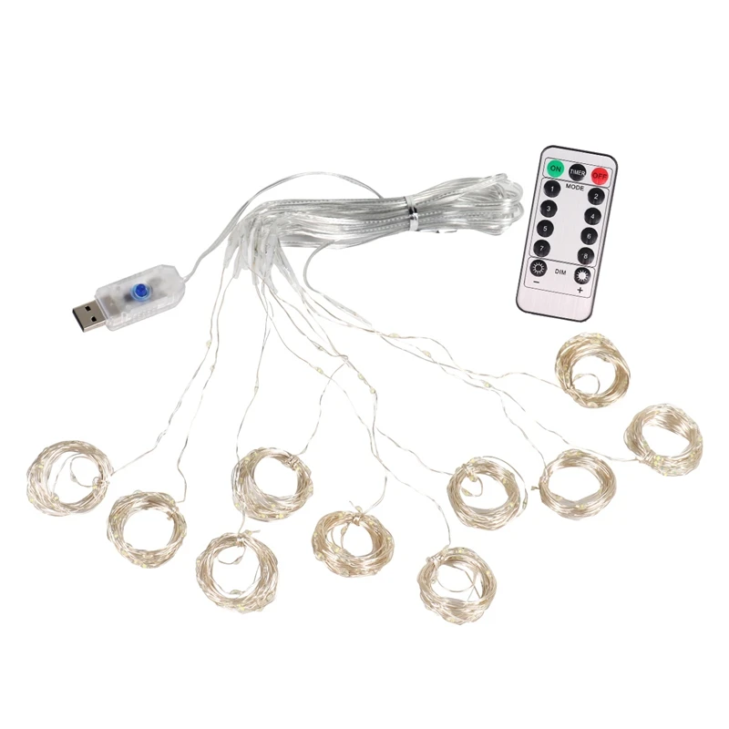 Christmas Lights Curtain Garland V728-1005002923985941-E