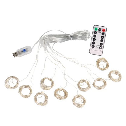 Christmas Lights Curtain Garland V728-1005002923985941-E