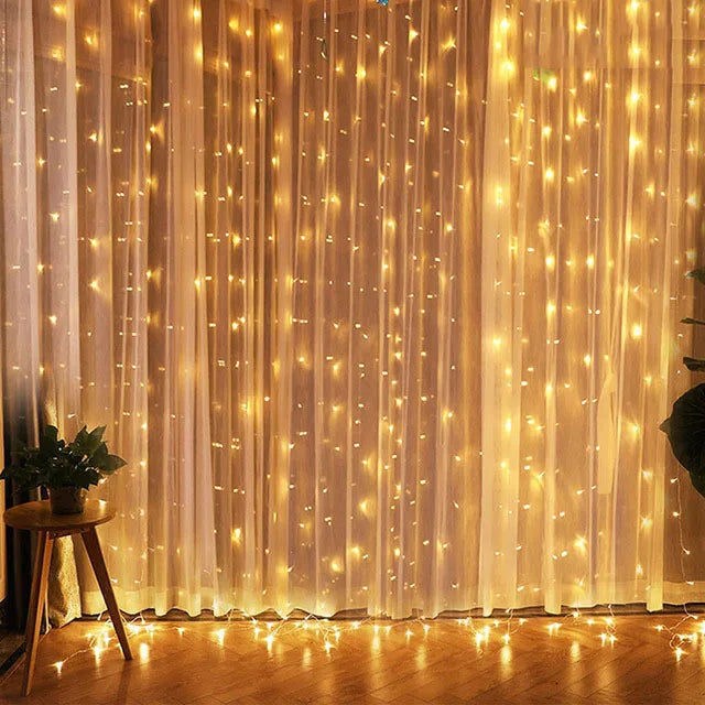 Christmas Lights Curtain Garland V728-1005002923985941-E