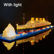 NNEOBA Titanic Ship Toy with LED Light V728-1005005128506469-W