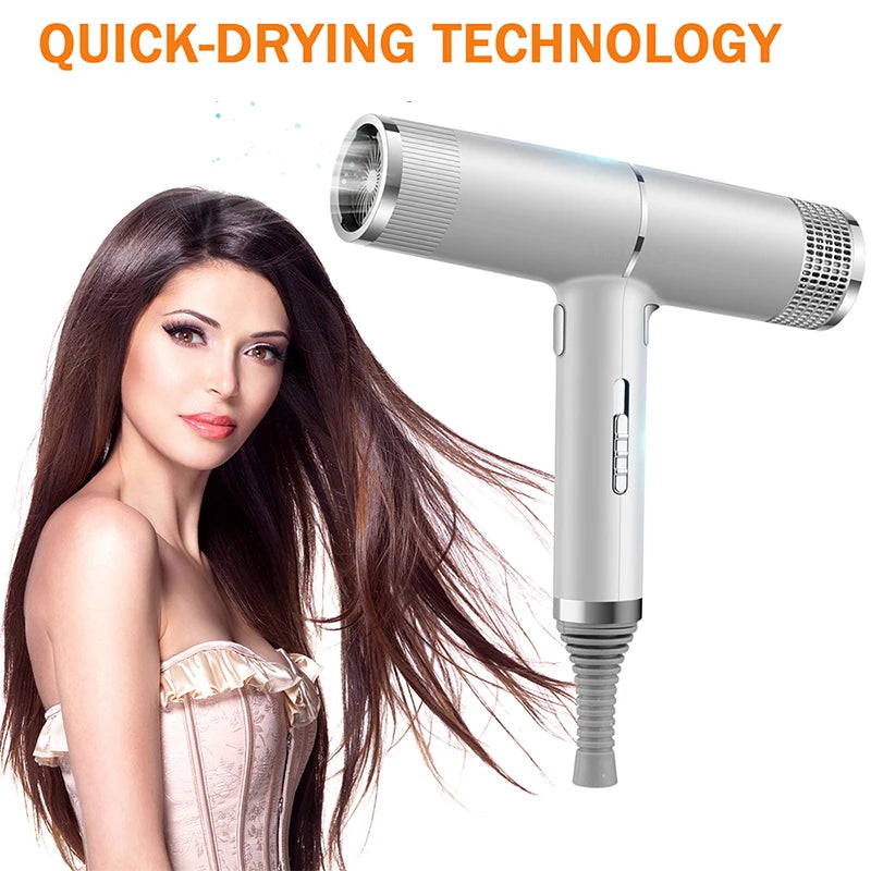 NNEOBA Strong Wind Hair Dryer with Blue Light & Anion Technology V728-1005005561634074-2