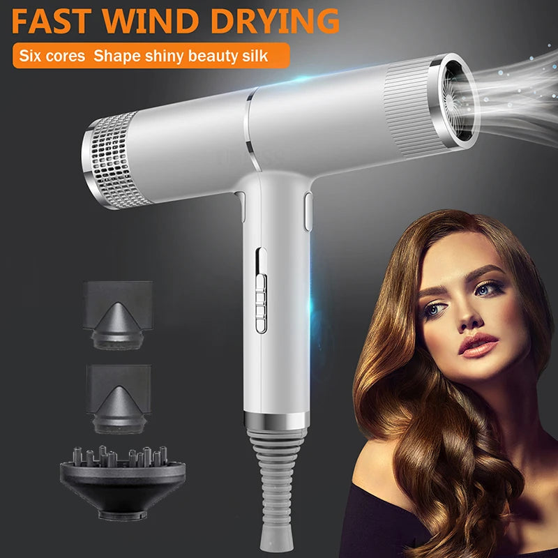 NNEOBA Strong Wind Hair Dryer with Blue Light & Anion Technology V728-1005005561634074-2