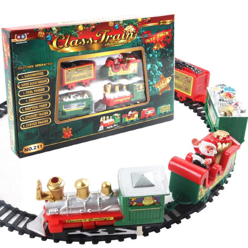 Realistic Christmas Electric Train Set V728-1005005792702248-H