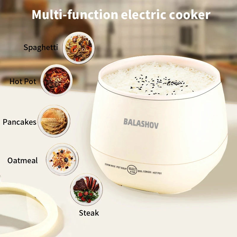 NNEOBA 1.8L Multifunctional Electric Mini Rice Cooker V728-1005005980084606-5
