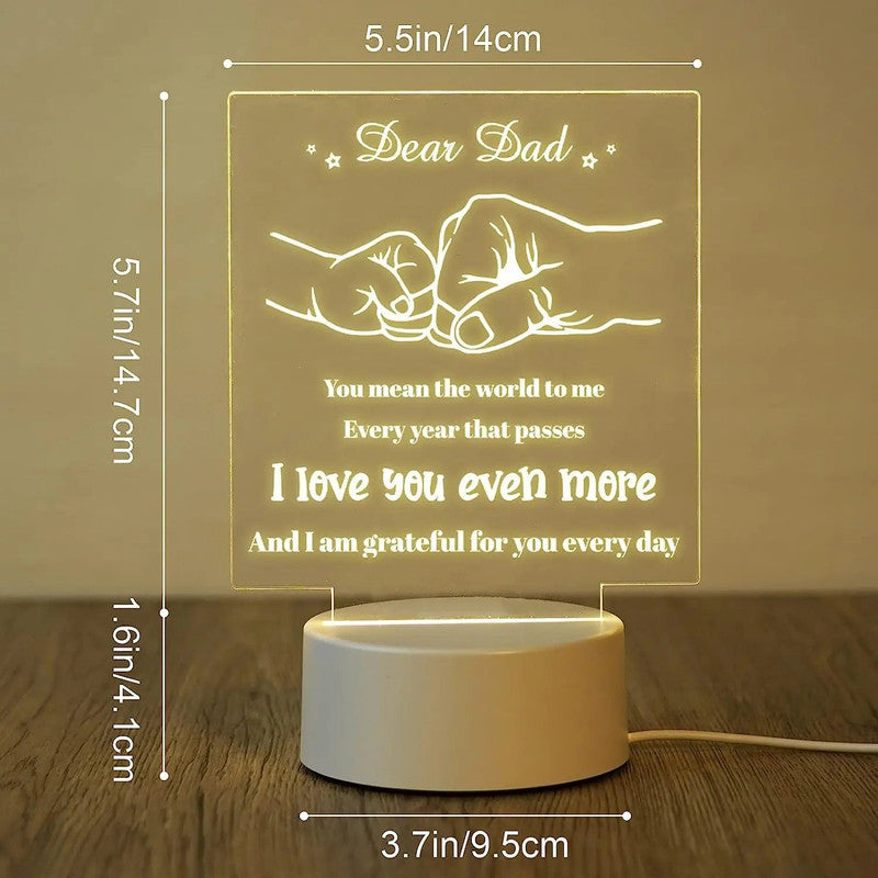 NNEOBA Dad Night Lamp - Perfect Gift for Father's Day V728-1005006186973969-WHITE-B15