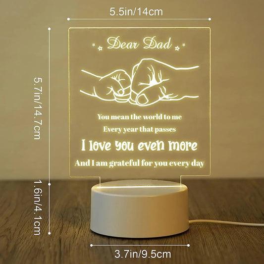 NNEOBA Dad Night Lamp - Perfect Gift for Father's Day V728-1005006186973969-WHITE-B15
