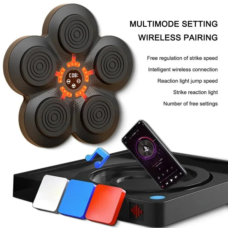 NNEOBA Smart Bluetooth LED Boxing Target V728-1005006290750044-A
