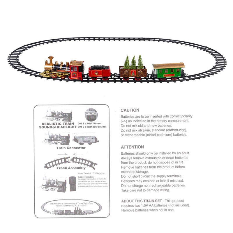 NNEOBA Christmas Village Train Set V728-1005006326634768-C