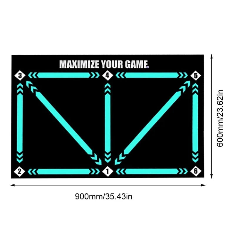 NNEOBA Durable Non-Slip Football Training Mat V728-1005006463233153-MAT-WITH-SOCKS