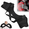 NNEOBA Double Shoulder Brace Wrap Neoprene Compression Sleeve V728-1005006834098718-BLACK-XXL-XXXL
