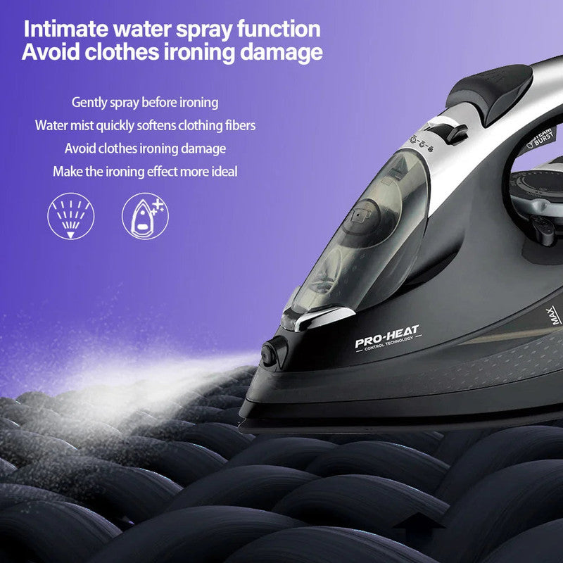 2200W Professional Steam Iron with Ceramic Soleplate V728-1005007422739776-A