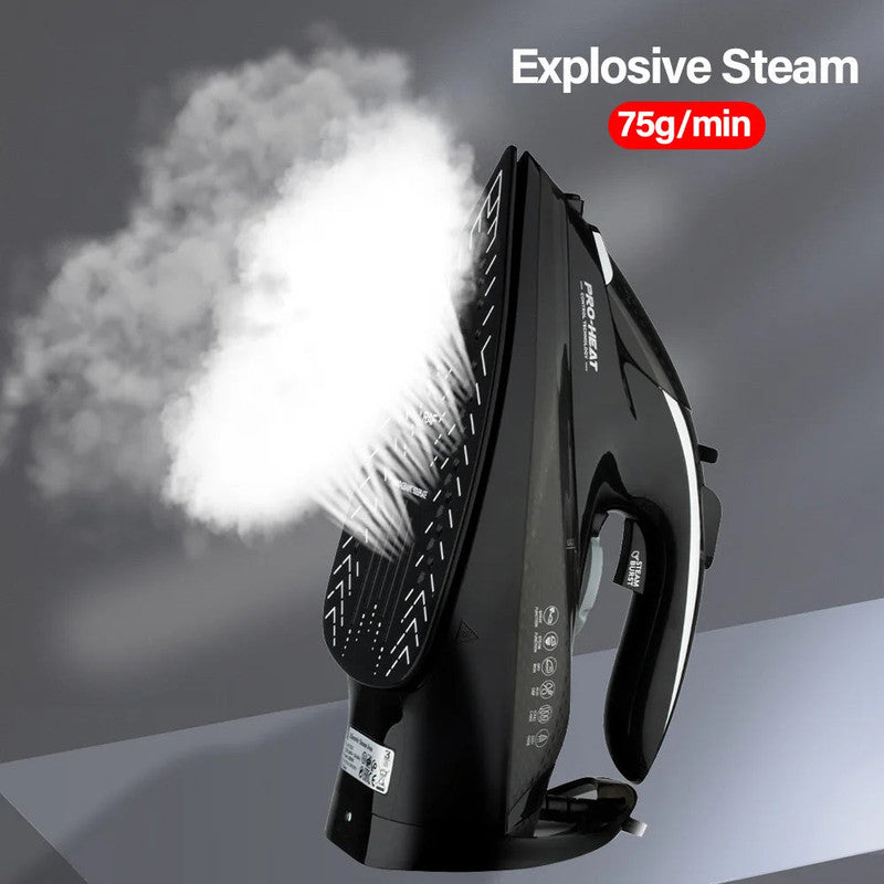 2200W Professional Steam Iron with Ceramic Soleplate V728-1005007422739776-A