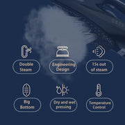 2200W Professional Steam Iron with Ceramic Soleplate V728-1005007422739776-A