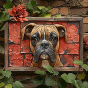 NNEOBA Boxer Dog Aluminum Wall Art - 12x16in Decorative Print V728-1005007473127380-12X16IN