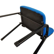 NNECN Stackable Office Conference Visitor and Community Chairs (Set of 7-Blue) V728-AD-0256-BE