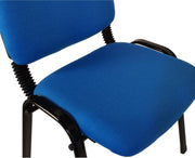 NNECN Stackable Office Conference Visitor and Community Chairs (Set of 7-Blue) V728-AD-0256-BE
