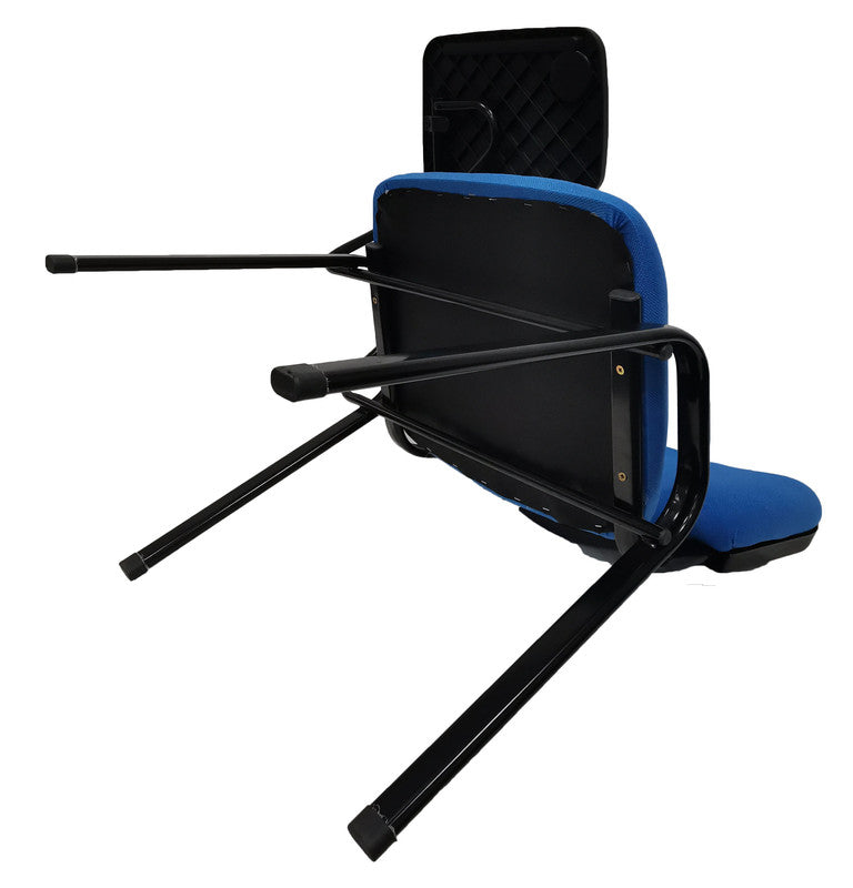 NNECN Lecture Chair with Table Top for Classroom Lecture Training Conference (Set of 6-Blue) V728-AD-0256-TP-BE