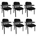 NNECN Lecture Chair with Table Top for Classroom Lecture Training Conference (Set of 6-Black) V728-AD-0256-TP-BK