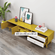NNECN Modern TV Stand Side table & Coffee Table package for Living Room V728-CN730862