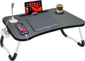 NNECN Laptop Desk Bed Table Tray Folding Breakfast Table Portable Lap Standing Desk Notebook Stand Reading V728-NNE008-LAPTOP-TABLE